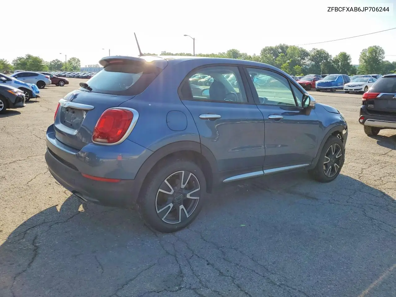 2018 Fiat 500X Pop VIN: ZFBCFXAB6JP706244 Lot: 53384506