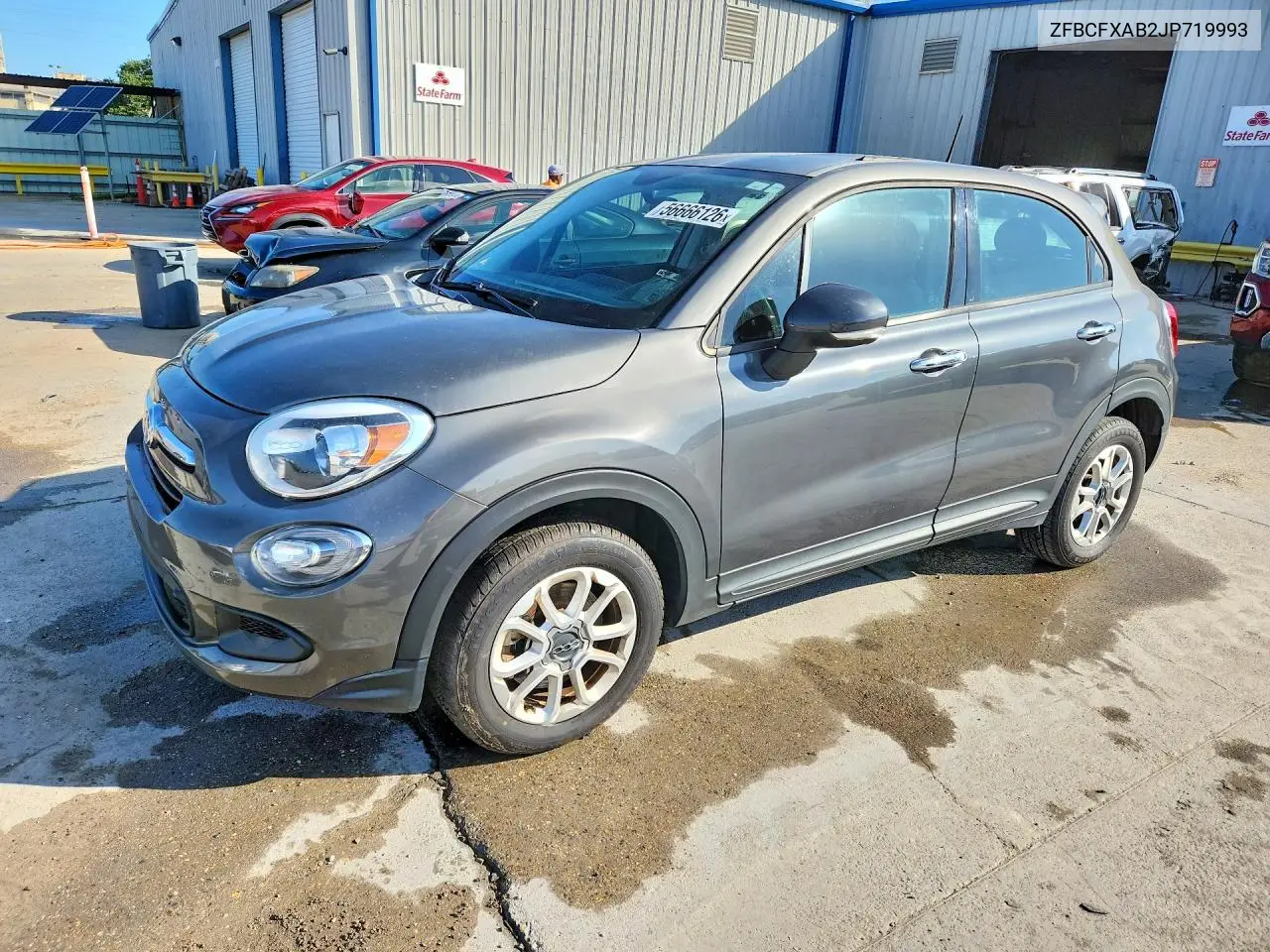 2018 Fiat 500X Pop VIN: ZFBCFXAB2JP719993 Lot: 56666126