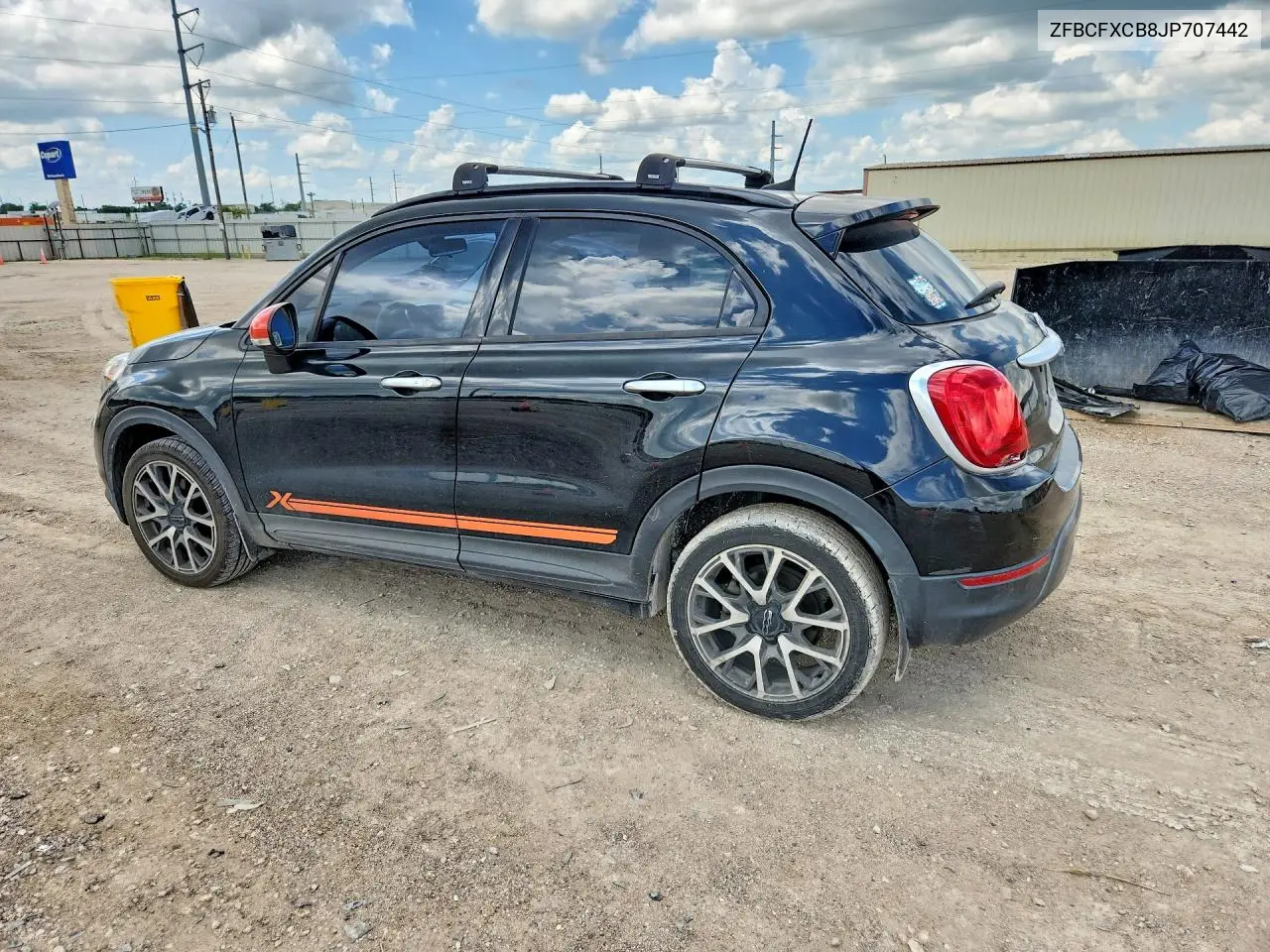 2018 Fiat 500X Trekking VIN: ZFBCFXCB8JP707442 Lot: 57752286