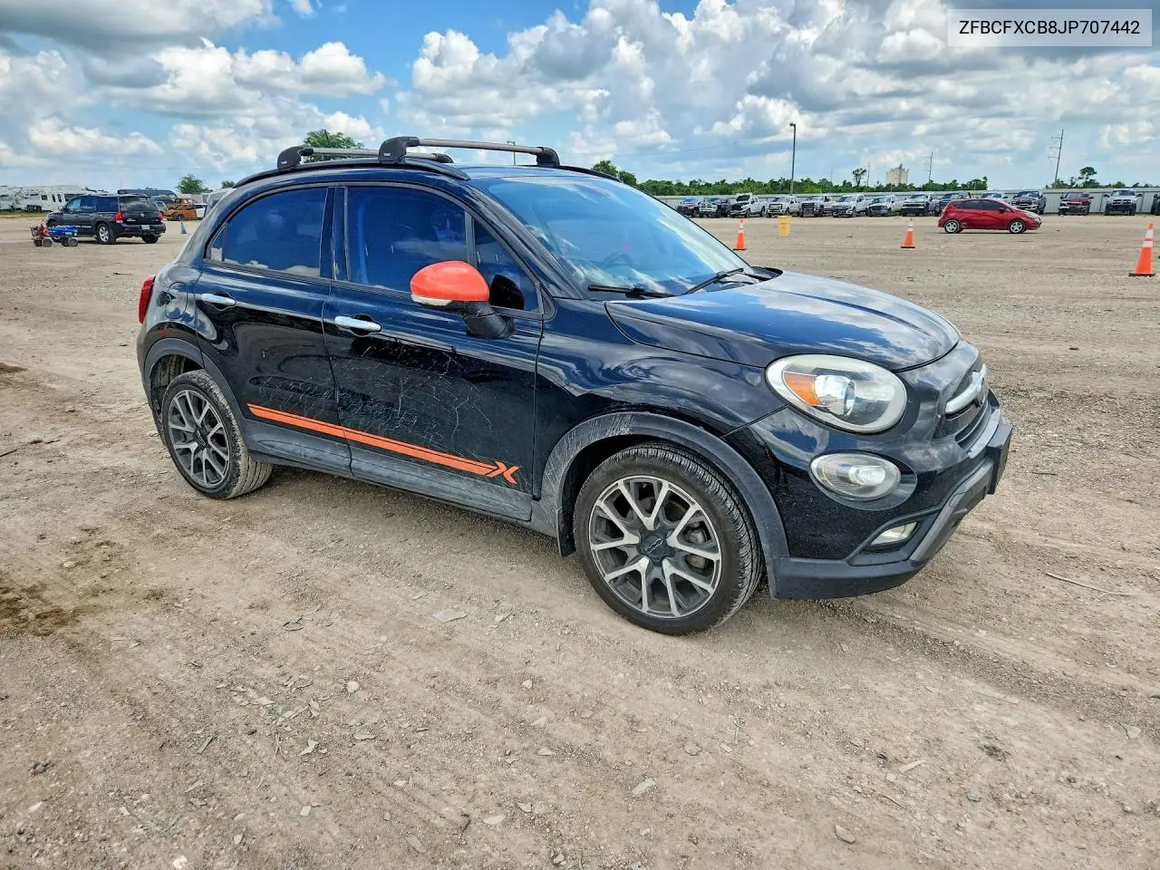 2018 Fiat 500X Trekking VIN: ZFBCFXCB8JP707442 Lot: 57752286