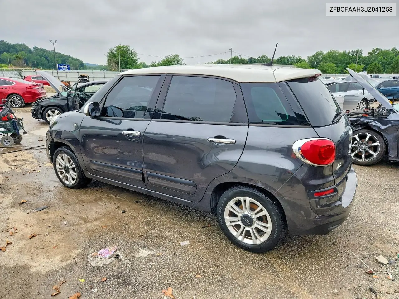 2018 Fiat 500L Pop VIN: ZFBCFAAH3JZ041258 Lot: 58118796