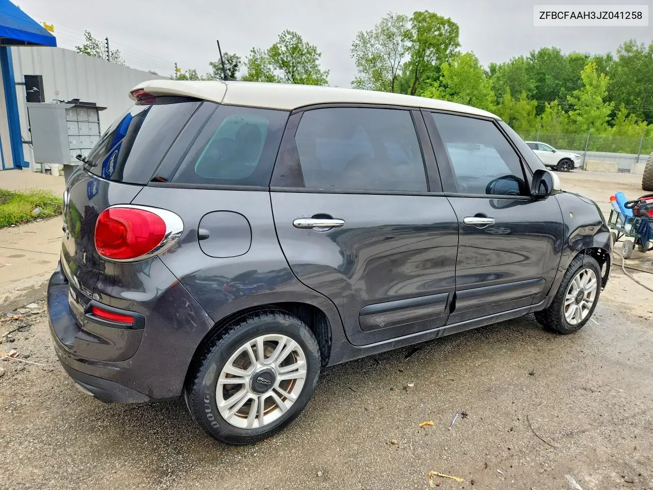 2018 Fiat 500L Pop VIN: ZFBCFAAH3JZ041258 Lot: 58118796