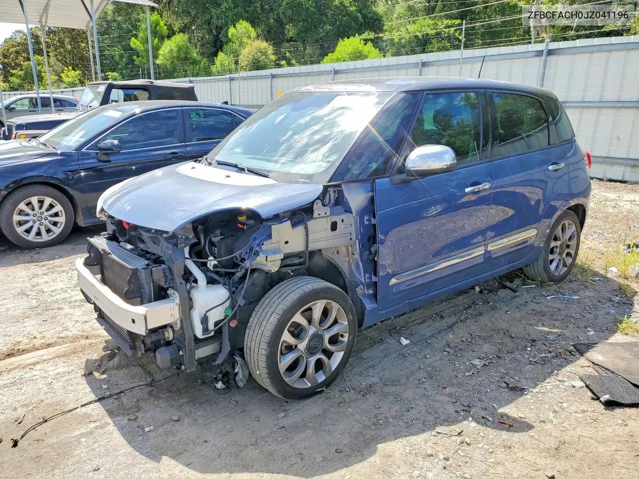 2018 Fiat 500L Lounge VIN: ZFBCFACH0JZ041196 Lot: 59550326