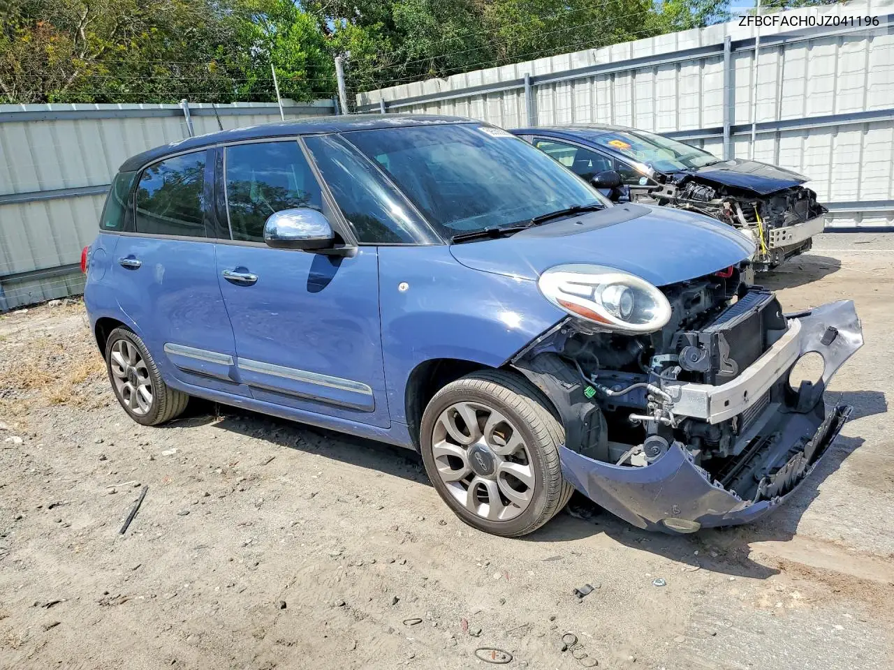 2018 Fiat 500L Lounge VIN: ZFBCFACH0JZ041196 Lot: 59550326