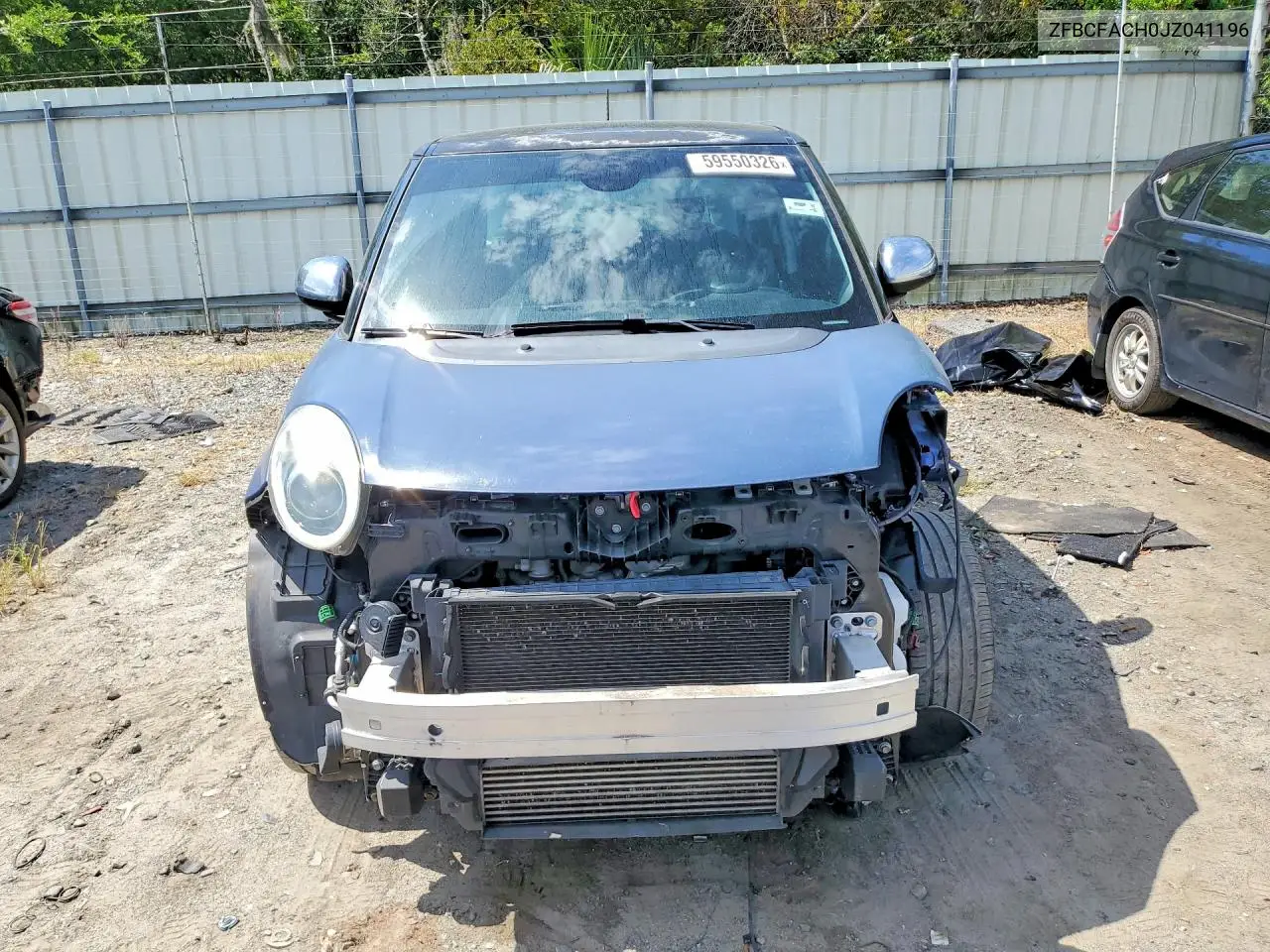 2018 Fiat 500L Lounge VIN: ZFBCFACH0JZ041196 Lot: 59550326