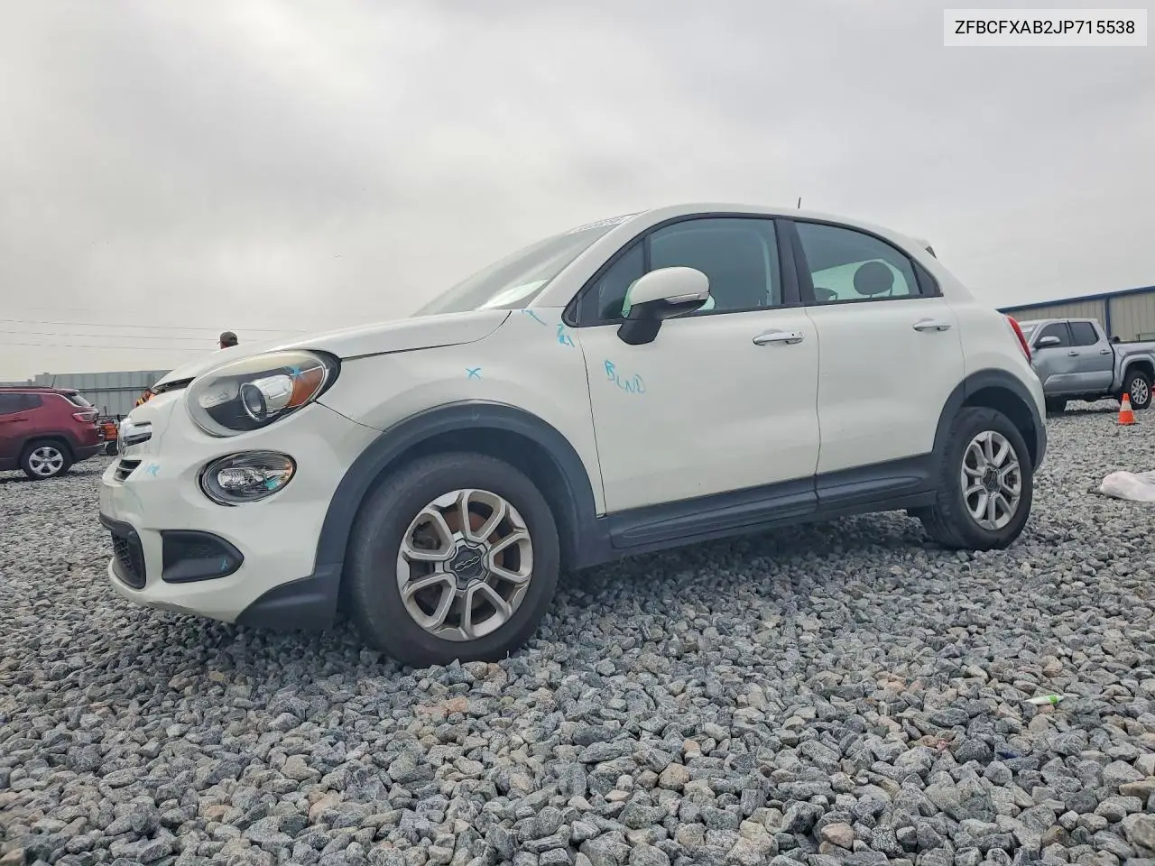 2018 Fiat 500X Pop VIN: ZFBCFXAB2JP715538 Lot: 60038296