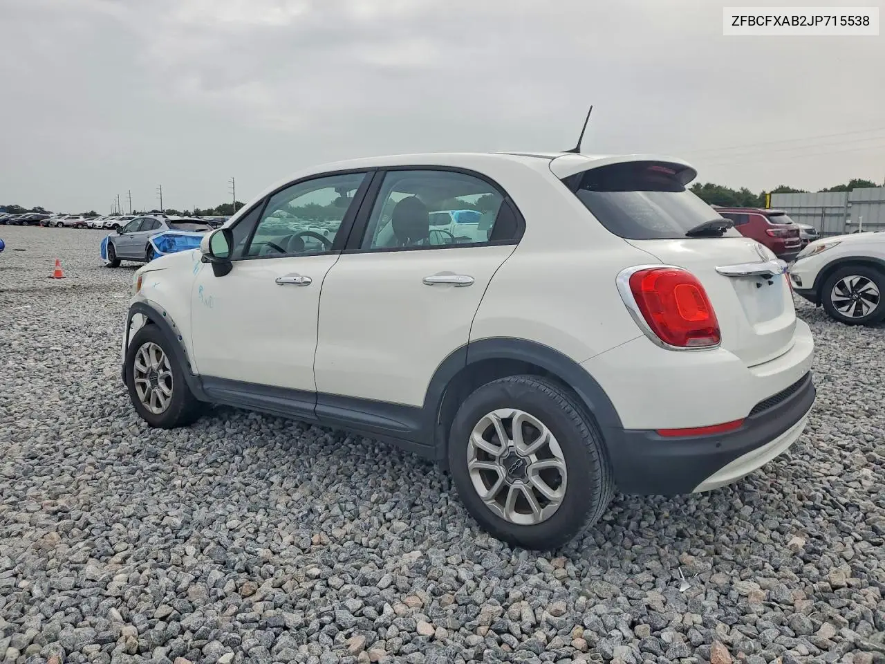 2018 Fiat 500X Pop VIN: ZFBCFXAB2JP715538 Lot: 60038296