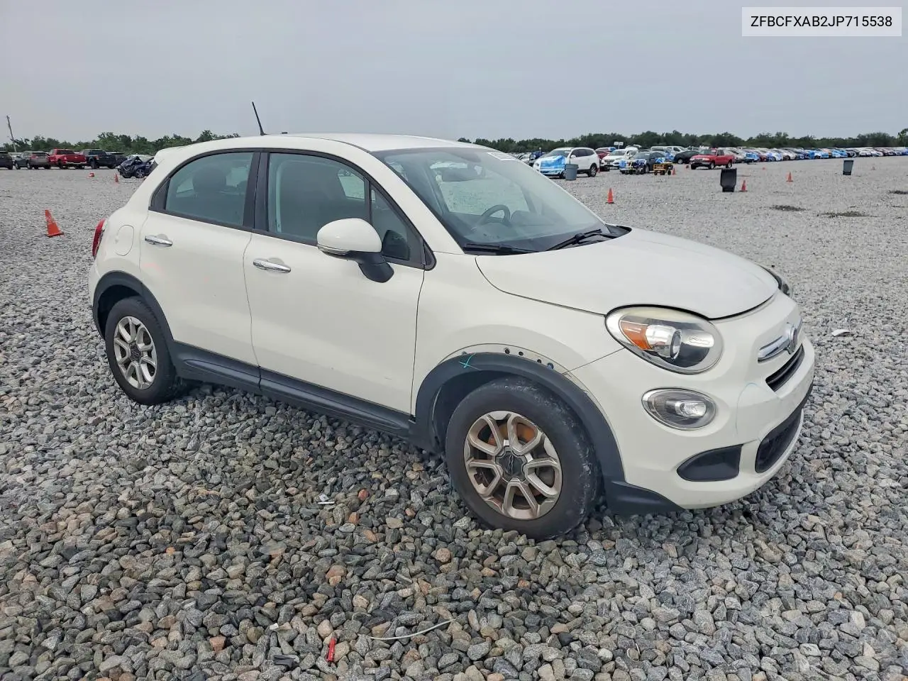 2018 Fiat 500X Pop VIN: ZFBCFXAB2JP715538 Lot: 60038296