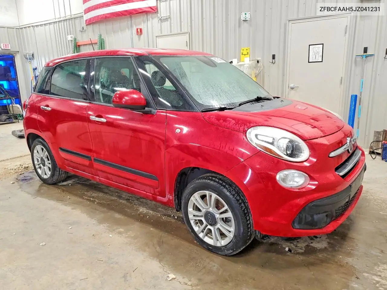 2018 Fiat 500L Pop VIN: ZFBCFAAH5JZ041231 Lot: 61754536