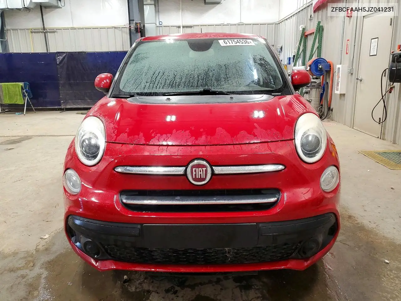 2018 Fiat 500L Pop VIN: ZFBCFAAH5JZ041231 Lot: 61754536