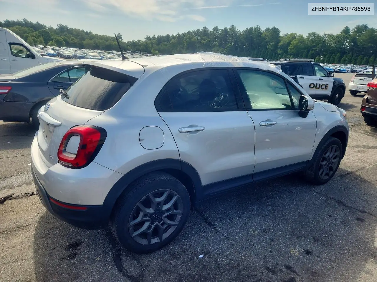 2019 Fiat 500X Trekking VIN: ZFBNFYB14KP786598 Lot: 56765046