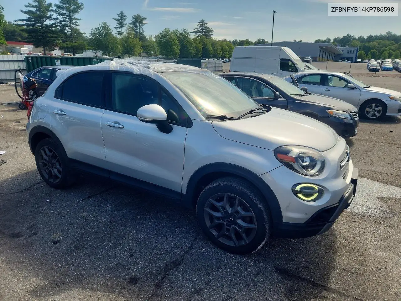 2019 Fiat 500X Trekking VIN: ZFBNFYB14KP786598 Lot: 56765046