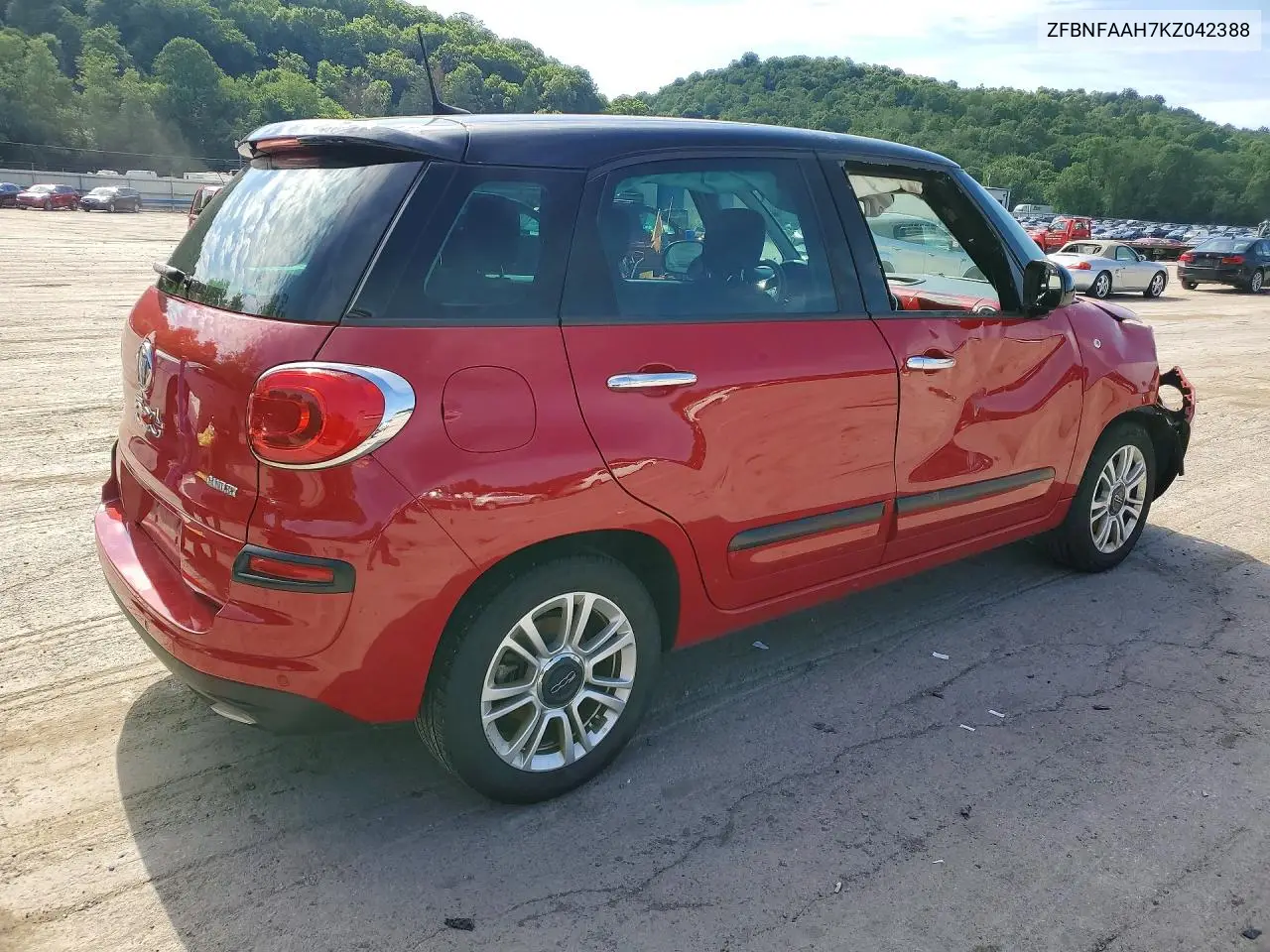 2019 Fiat 500L Pop VIN: ZFBNFAAH7KZ042388 Lot: 57522626