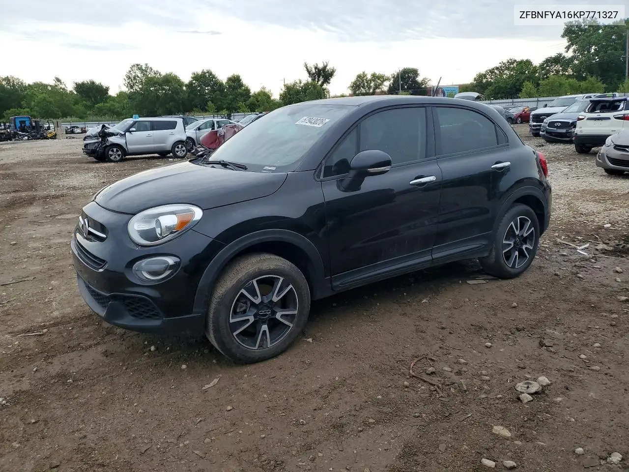 2019 Fiat 500X VIN: ZFBNFYA16KP771327 Lot: 57943026