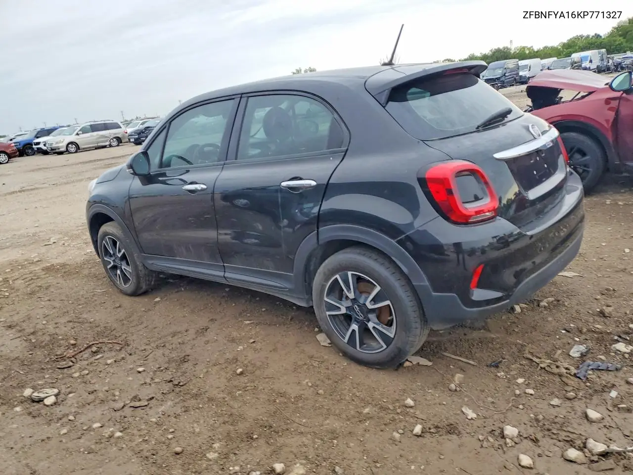 2019 Fiat 500X VIN: ZFBNFYA16KP771327 Lot: 57943026