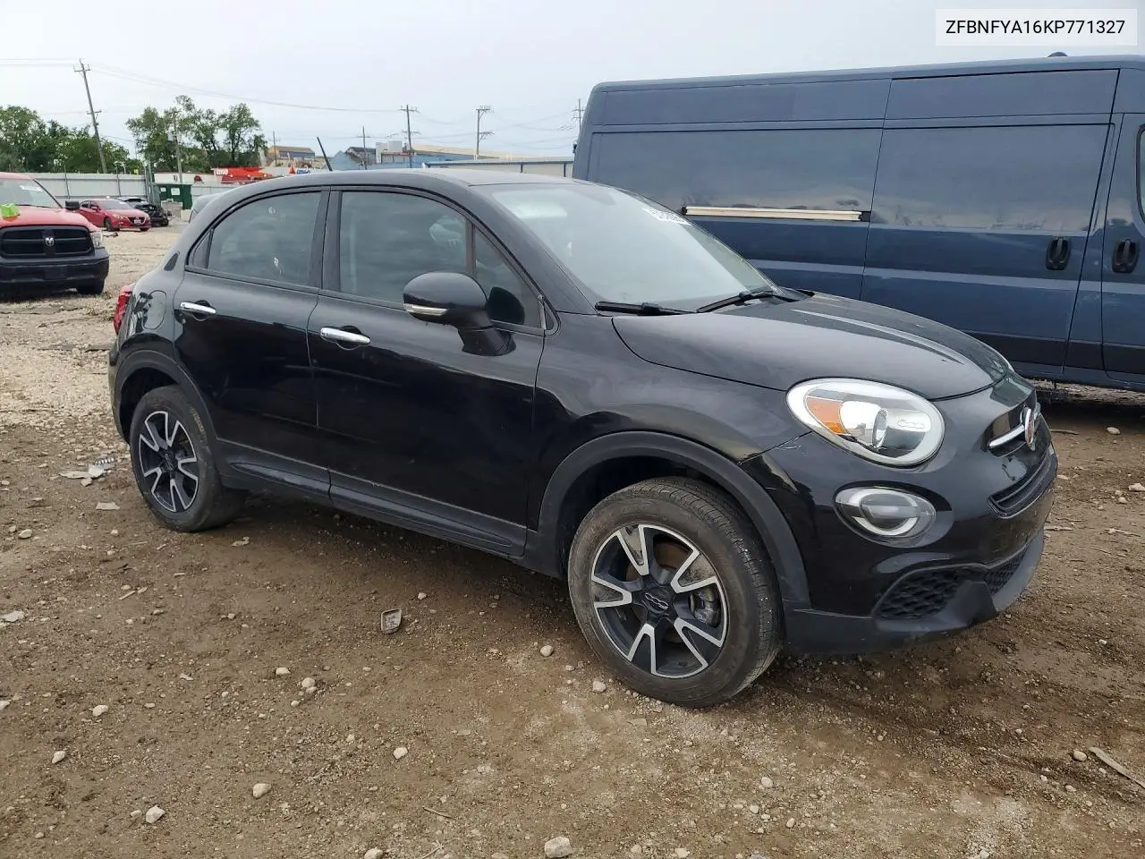 2019 Fiat 500X VIN: ZFBNFYA16KP771327 Lot: 57943026