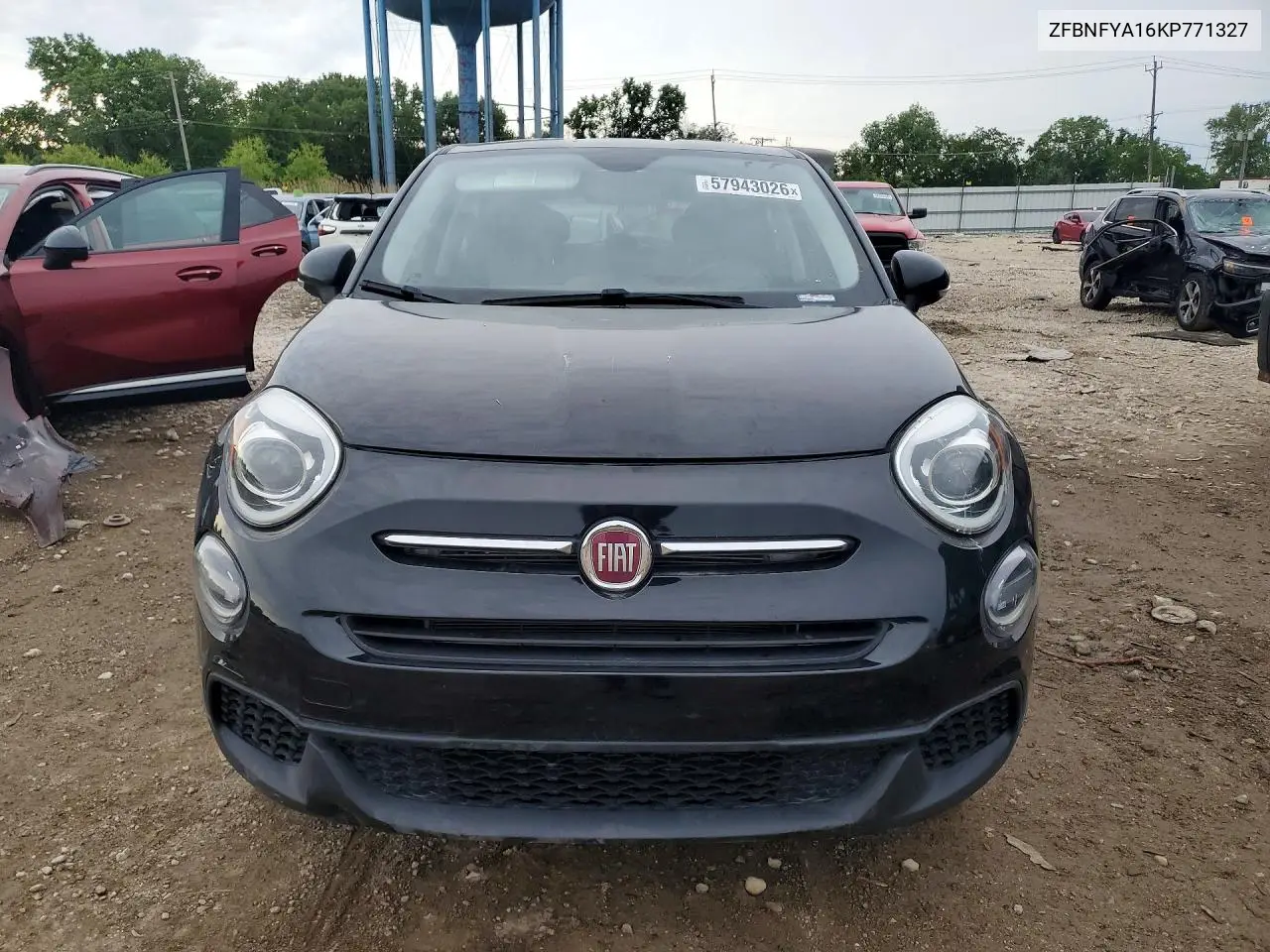 2019 Fiat 500X VIN: ZFBNFYA16KP771327 Lot: 57943026