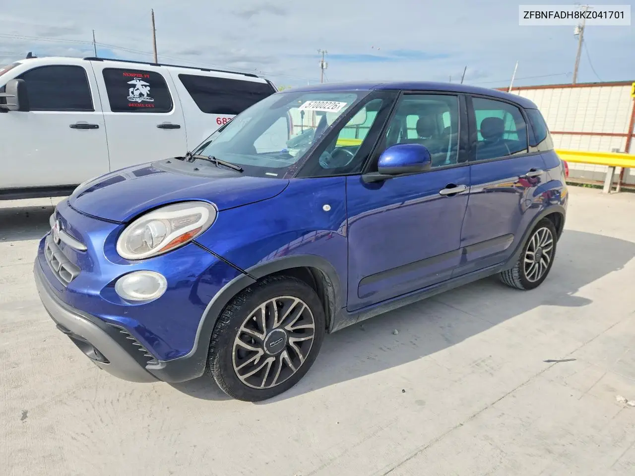 2019 Fiat 500L Trekking VIN: ZFBNFADH8KZ041701 Lot: 59663786