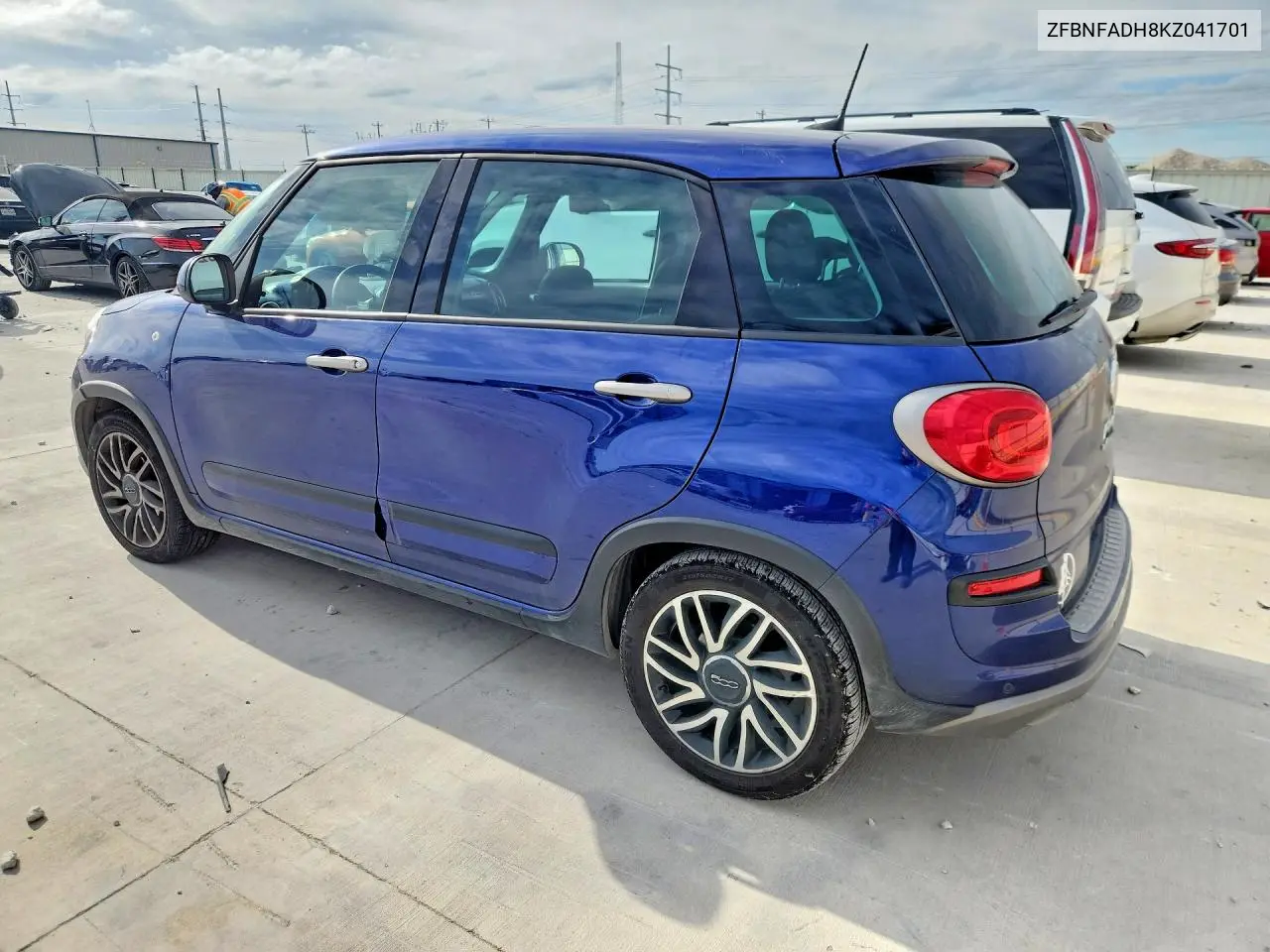 2019 Fiat 500L Trekking VIN: ZFBNFADH8KZ041701 Lot: 59663786
