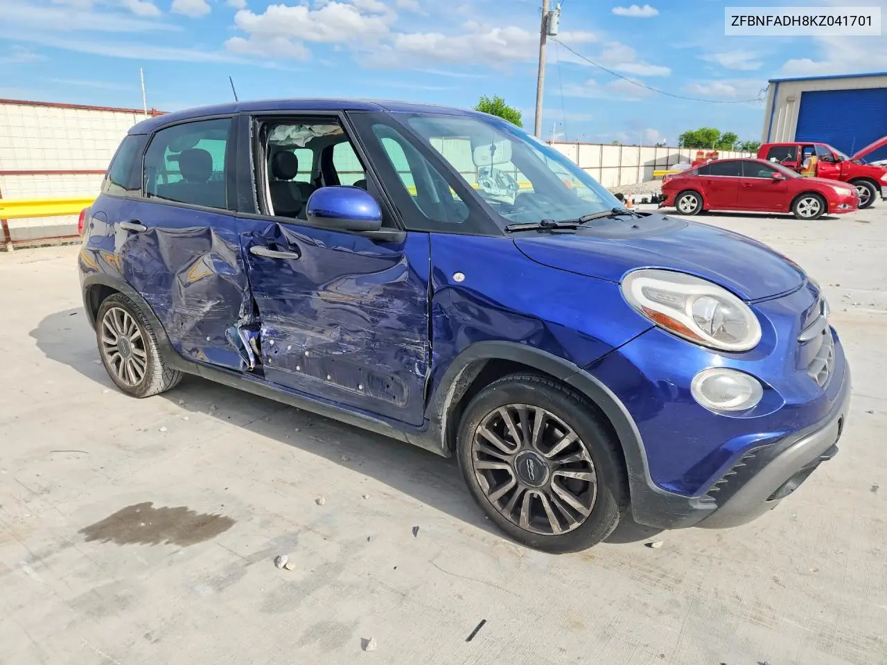 2019 Fiat 500L Trekking VIN: ZFBNFADH8KZ041701 Lot: 59663786