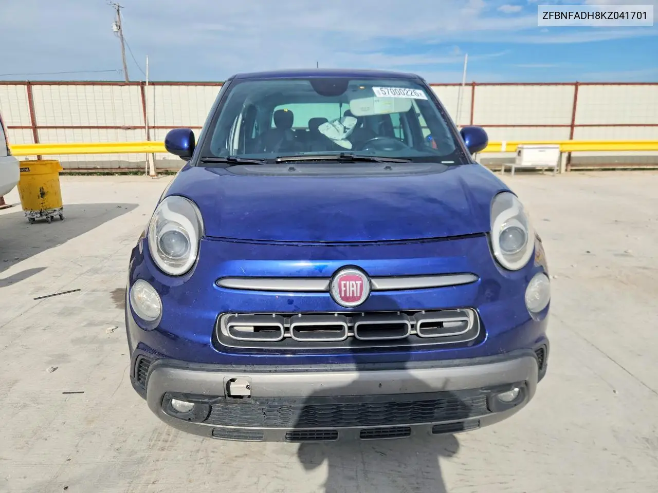 2019 Fiat 500L Trekking VIN: ZFBNFADH8KZ041701 Lot: 59663786