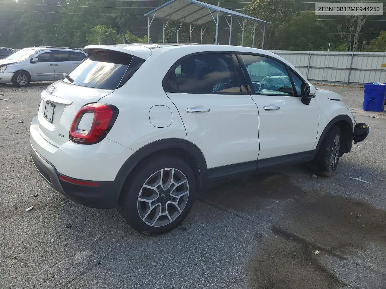 2021 Fiat 500X Trekking VIN: ZFBNF3B12MP944250 Lot: 59132396