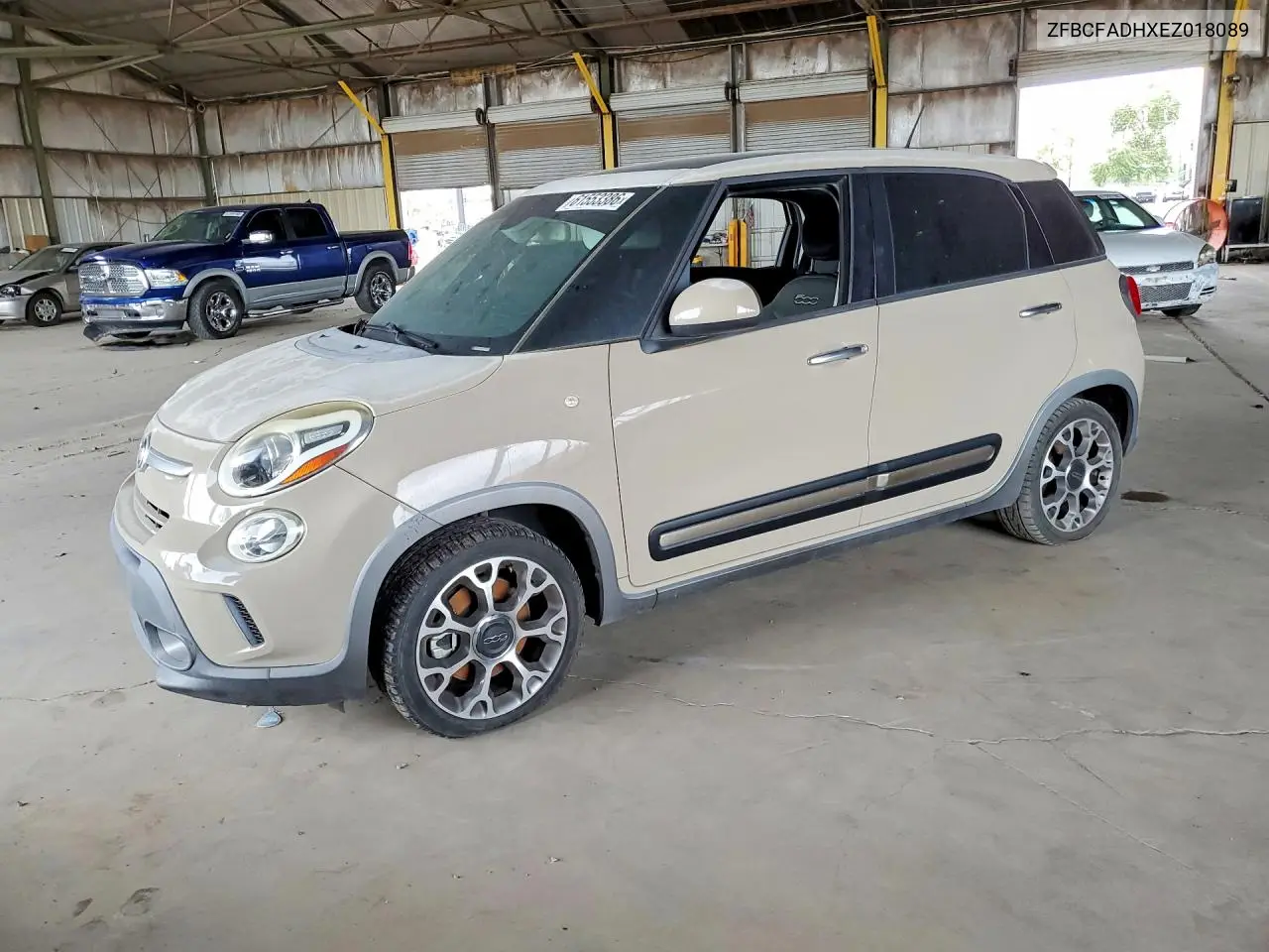 2014 Fiat 500L Trekking VIN: ZFBCFADHXEZ018089 Lot: 61553386