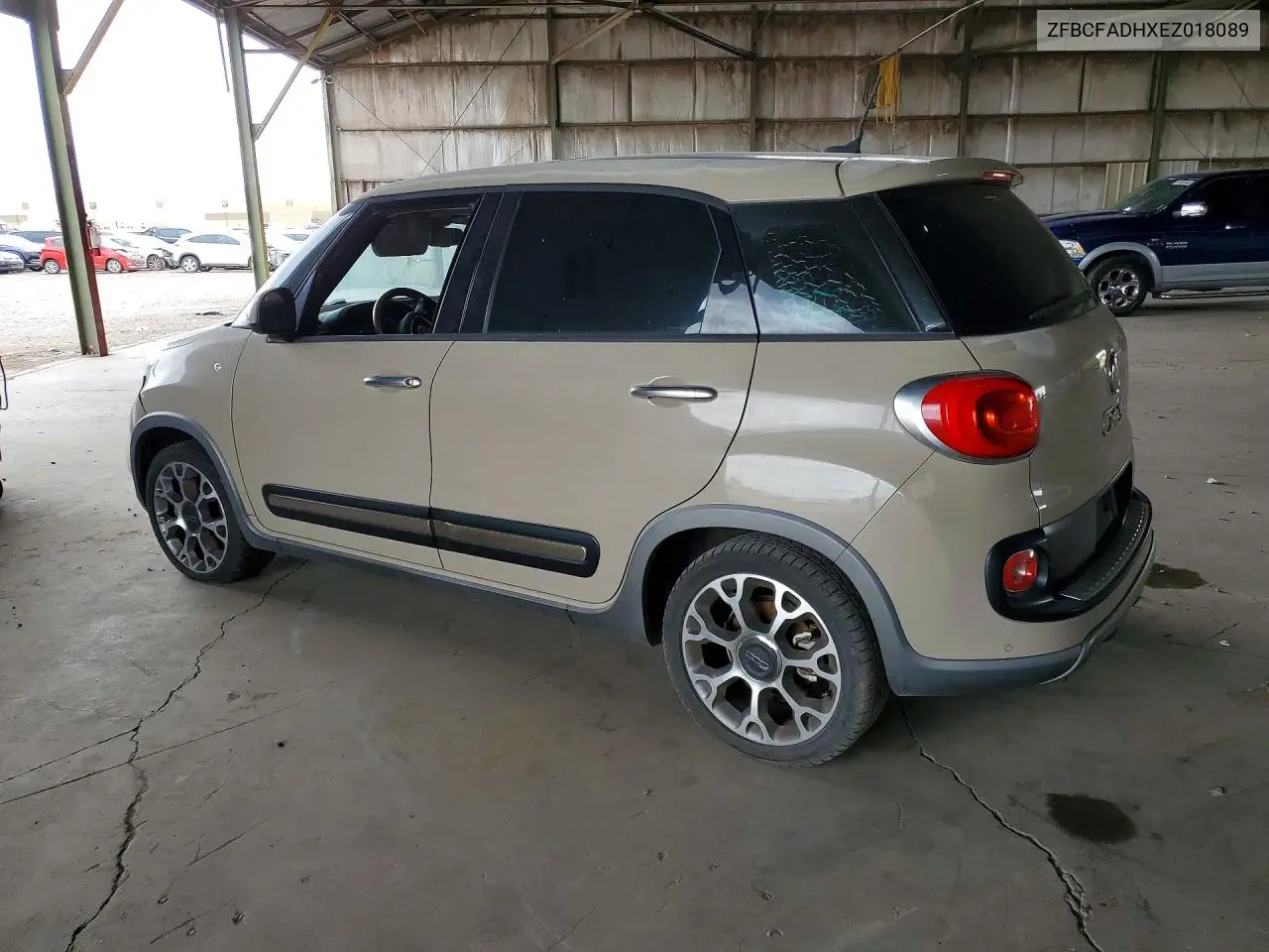 2014 Fiat 500L Trekking VIN: ZFBCFADHXEZ018089 Lot: 61553386