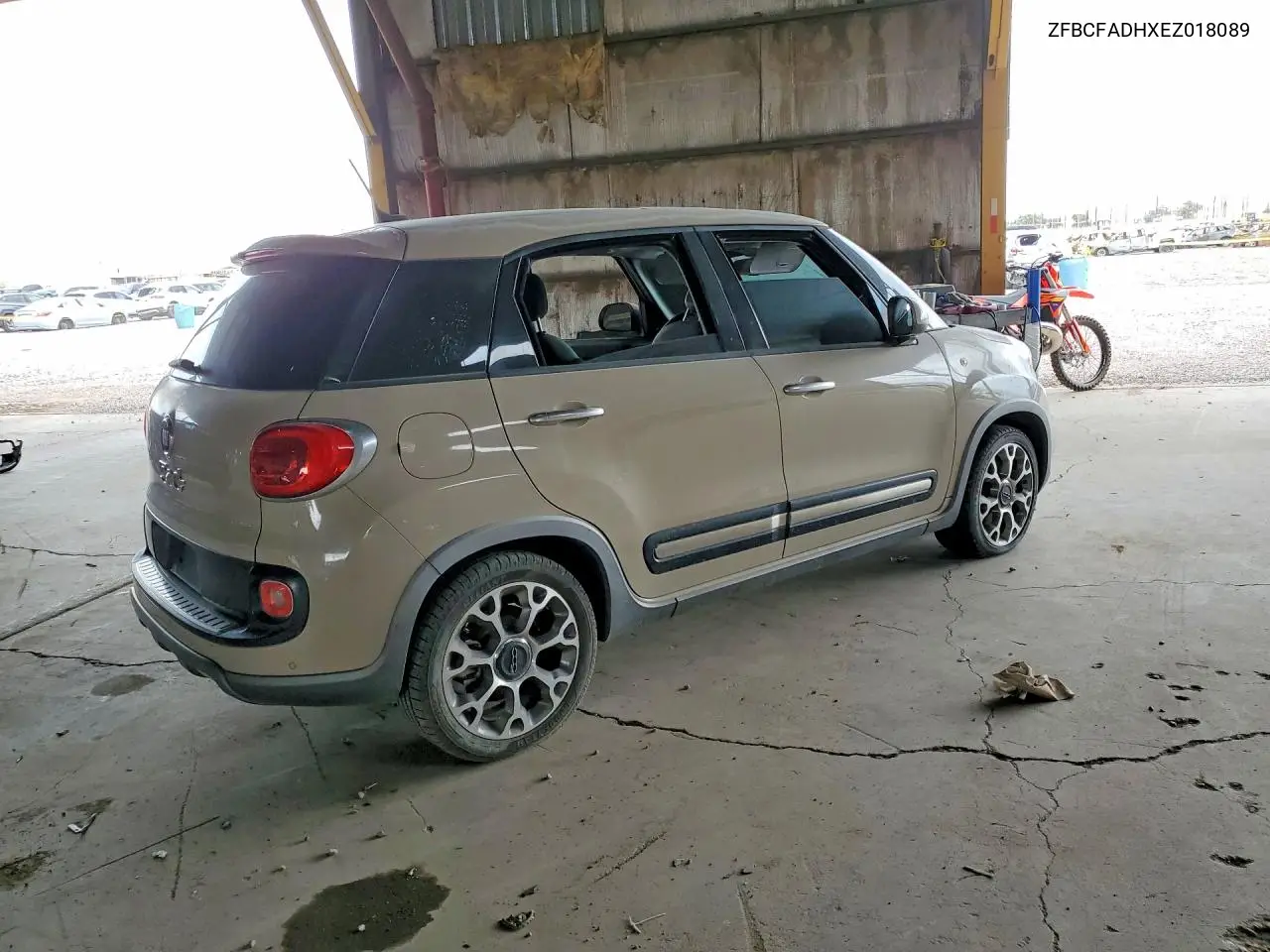 2014 Fiat 500L Trekking VIN: ZFBCFADHXEZ018089 Lot: 61553386
