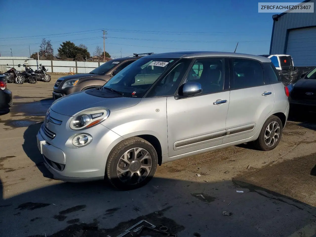 2014 Fiat 500 VIN: ZFBCFACH4EZ013407 Lot: 74781985