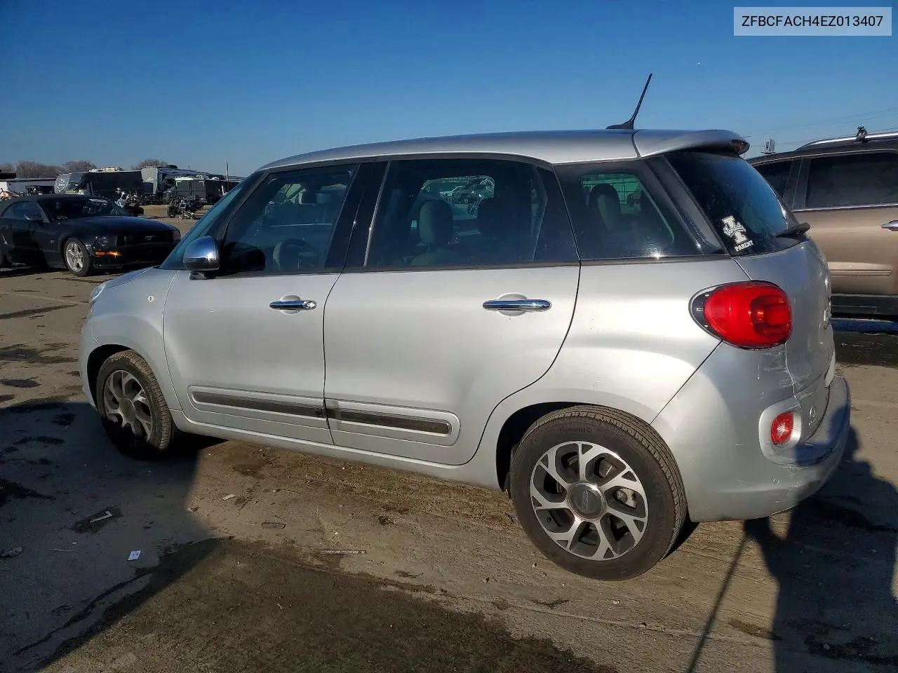 2014 Fiat 500 VIN: ZFBCFACH4EZ013407 Lot: 74781985