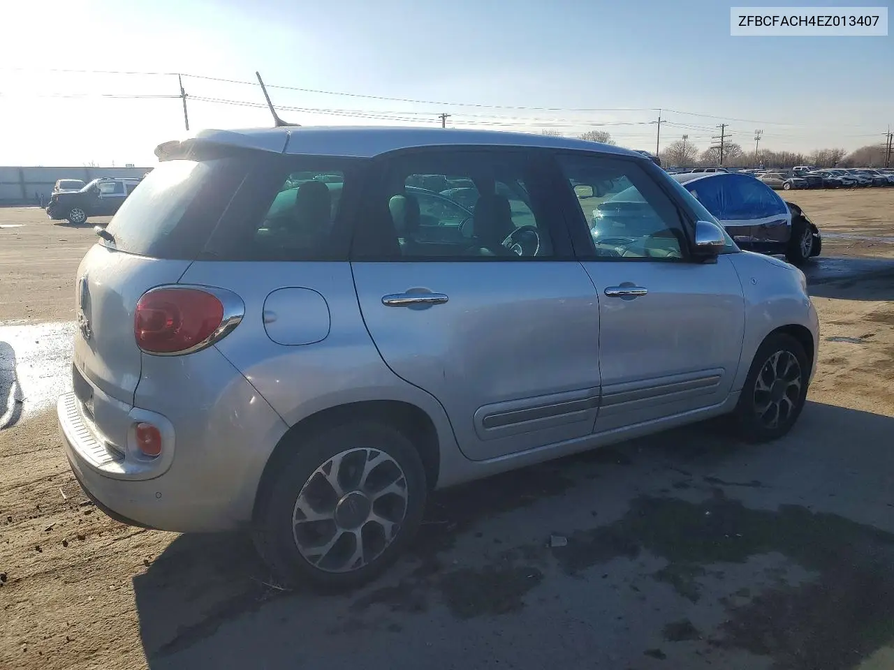 2014 Fiat 500 VIN: ZFBCFACH4EZ013407 Lot: 74781985