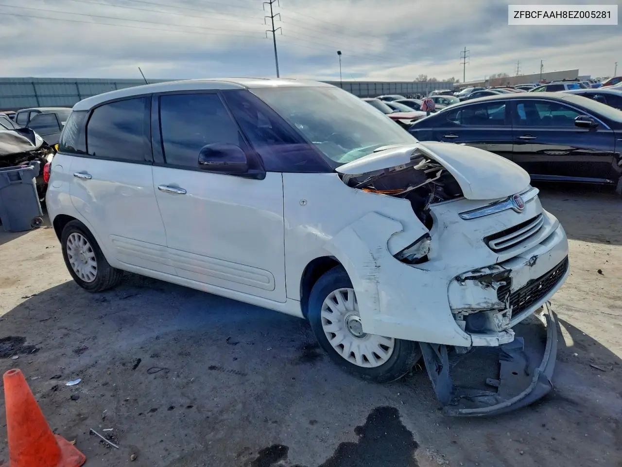2014 Fiat 500L Pop VIN: ZFBCFAAH8EZ005281 Lot: 97035715