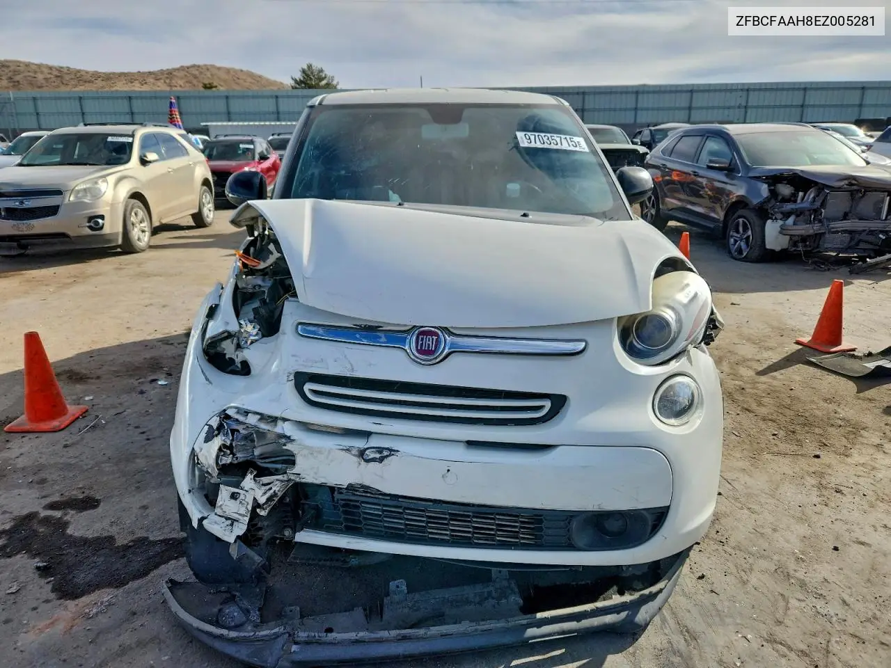 2014 Fiat 500L Pop VIN: ZFBCFAAH8EZ005281 Lot: 97035715