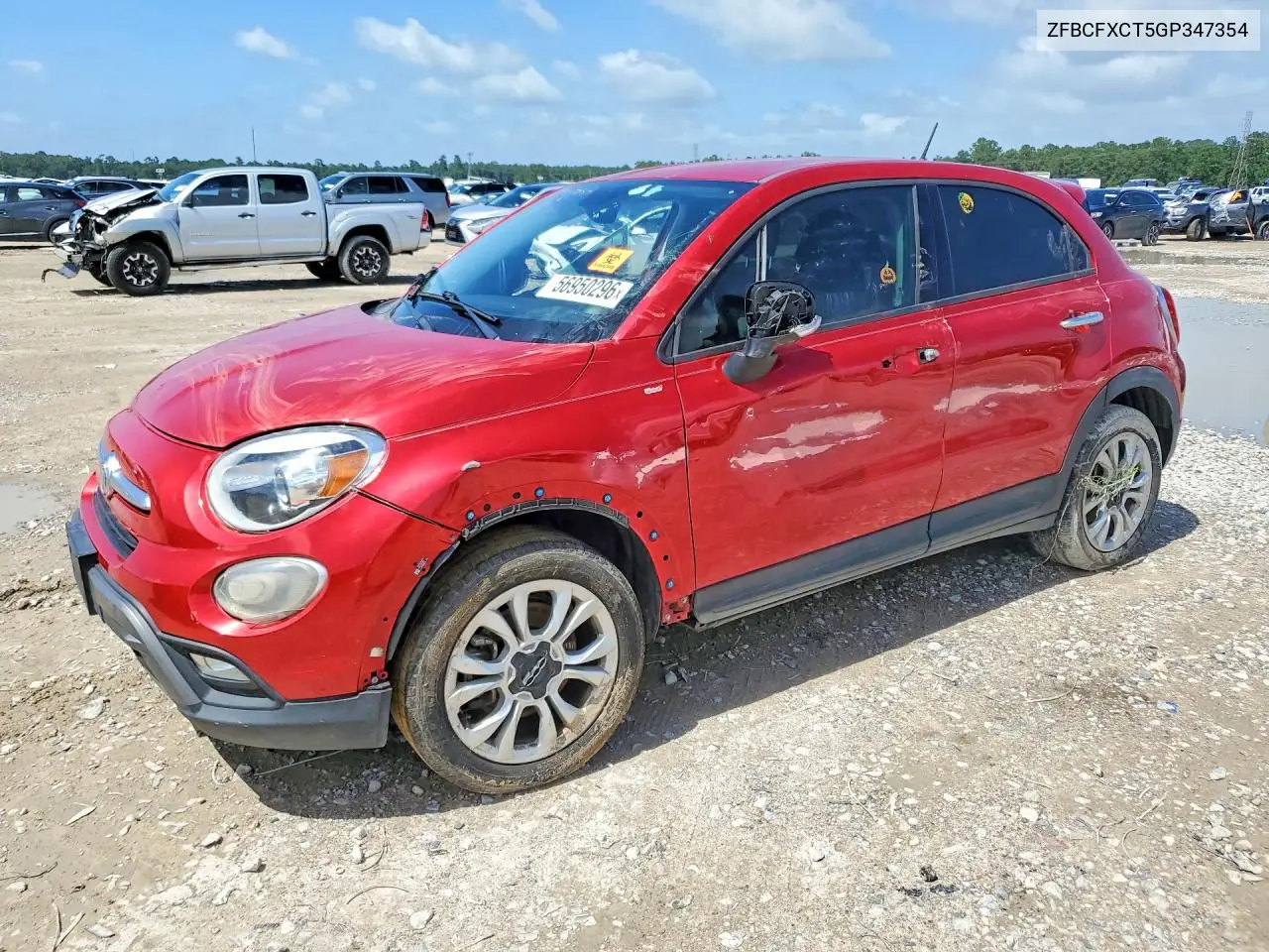 2016 Fiat 500X Trekking VIN: ZFBCFXCT5GP347354 Lot: 56950296