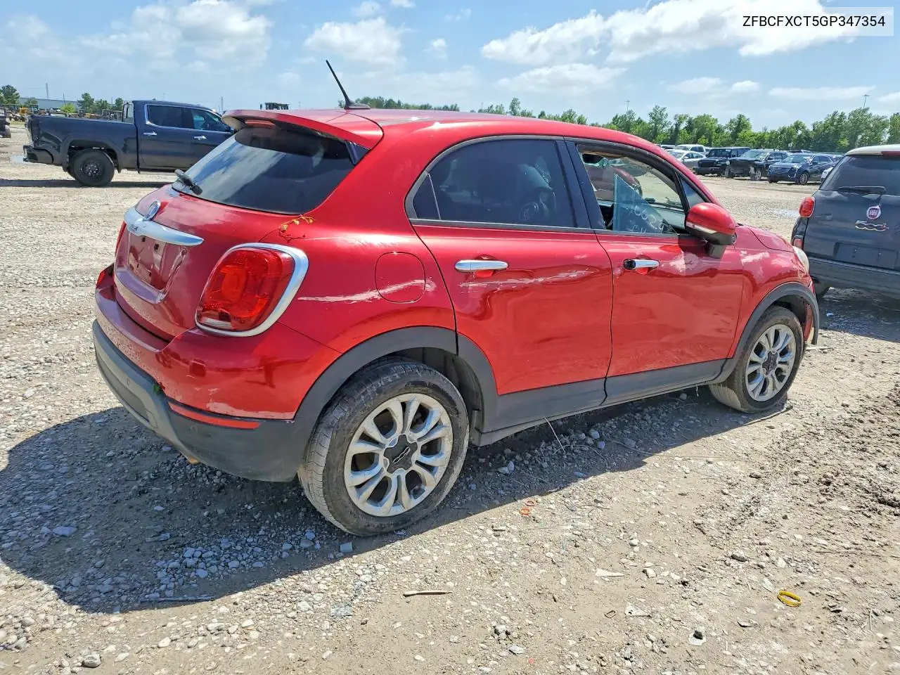 2016 Fiat 500X Trekking VIN: ZFBCFXCT5GP347354 Lot: 56950296
