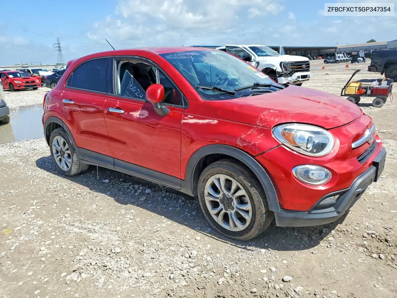 2016 Fiat 500X Trekking VIN: ZFBCFXCT5GP347354 Lot: 56950296
