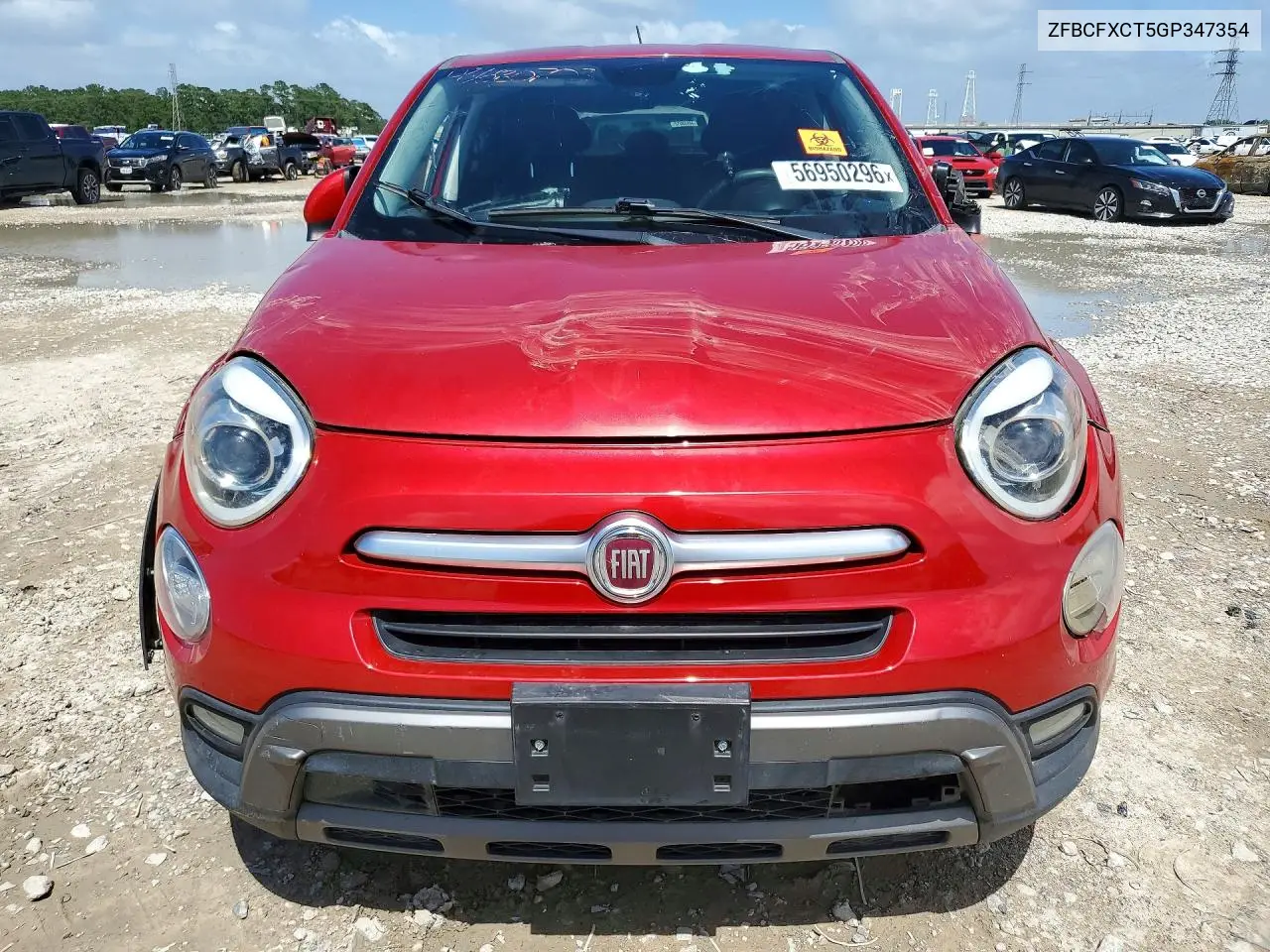 2016 Fiat 500X Trekking VIN: ZFBCFXCT5GP347354 Lot: 56950296