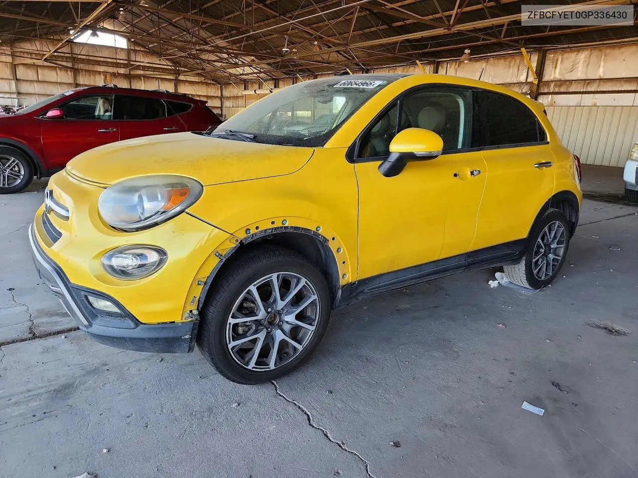 2016 Fiat 500X Trekking Plus VIN: ZFBCFYET0GP336430 Lot: 60654966