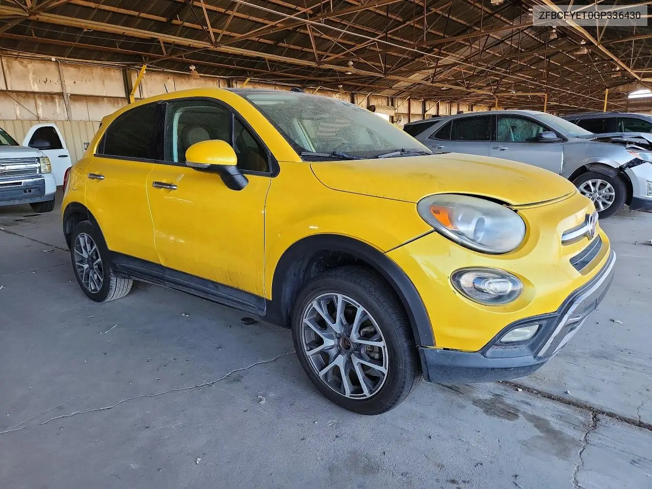 2016 Fiat 500X Trekking Plus VIN: ZFBCFYET0GP336430 Lot: 60654966