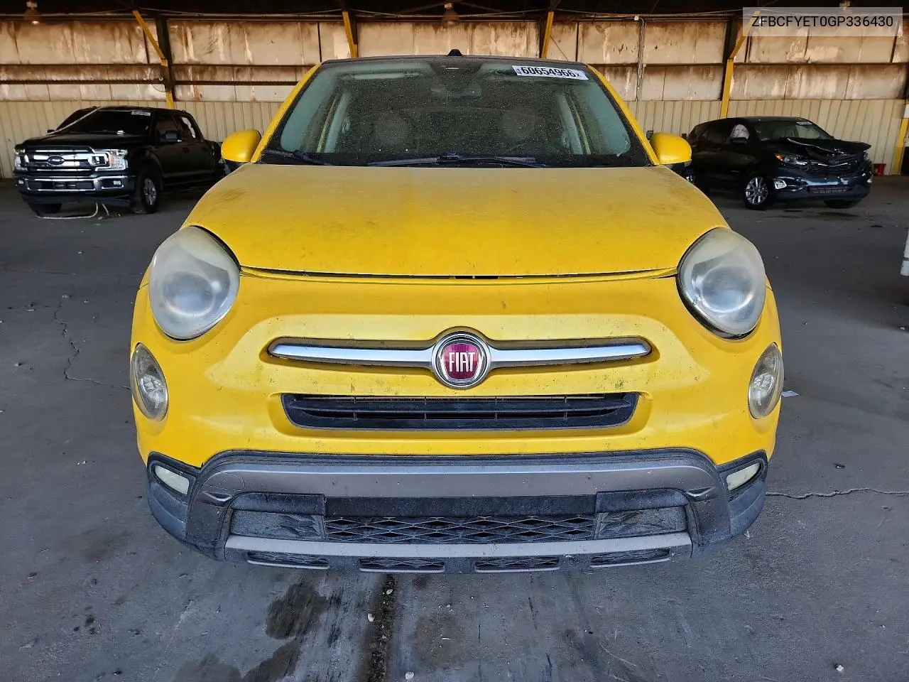 2016 Fiat 500X Trekking Plus VIN: ZFBCFYET0GP336430 Lot: 60654966