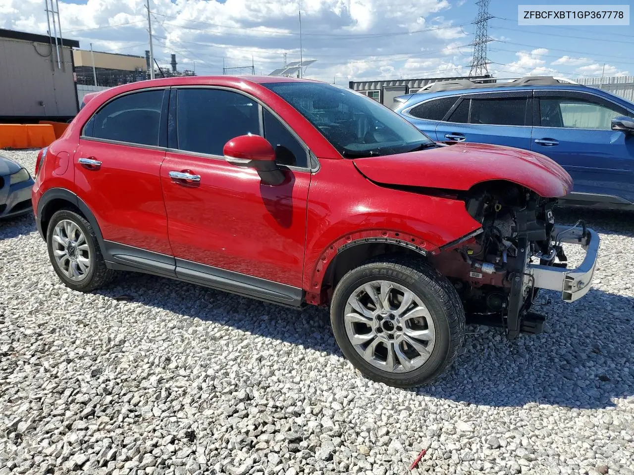 2016 Fiat 500X Easy VIN: ZFBCFXBT1GP367778 Lot: 61170196