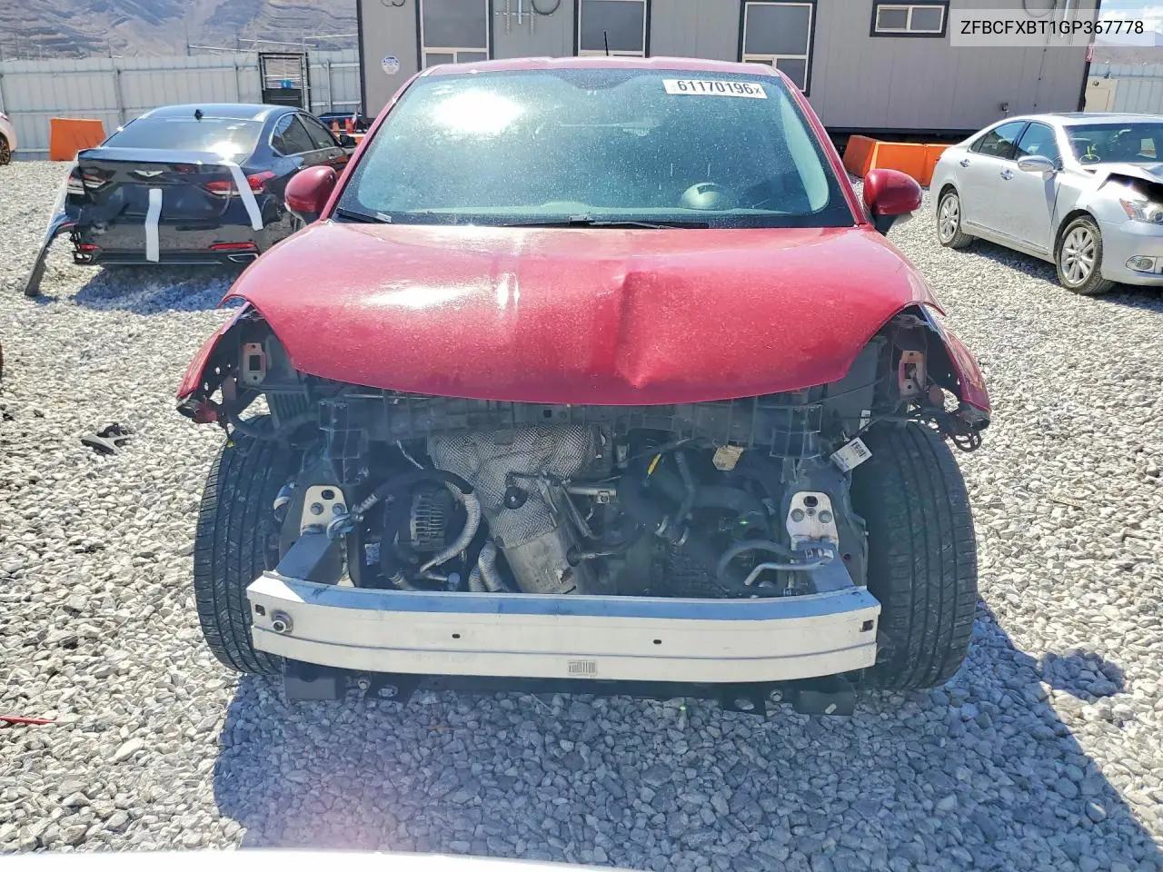 2016 Fiat 500X Easy VIN: ZFBCFXBT1GP367778 Lot: 61170196