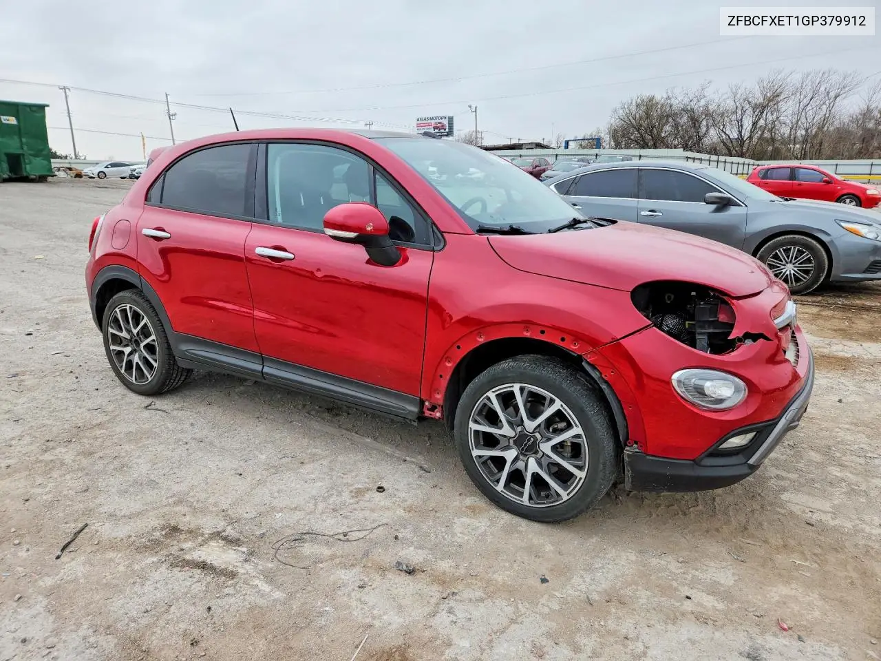 2016 Fiat 500X Trekking Plus VIN: ZFBCFXET1GP379912 Lot: 79455215