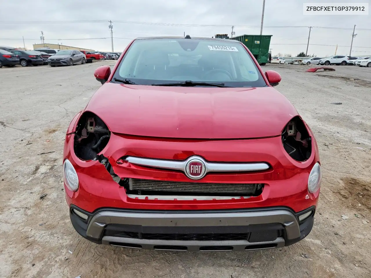 2016 Fiat 500X Trekking Plus VIN: ZFBCFXET1GP379912 Lot: 79455215
