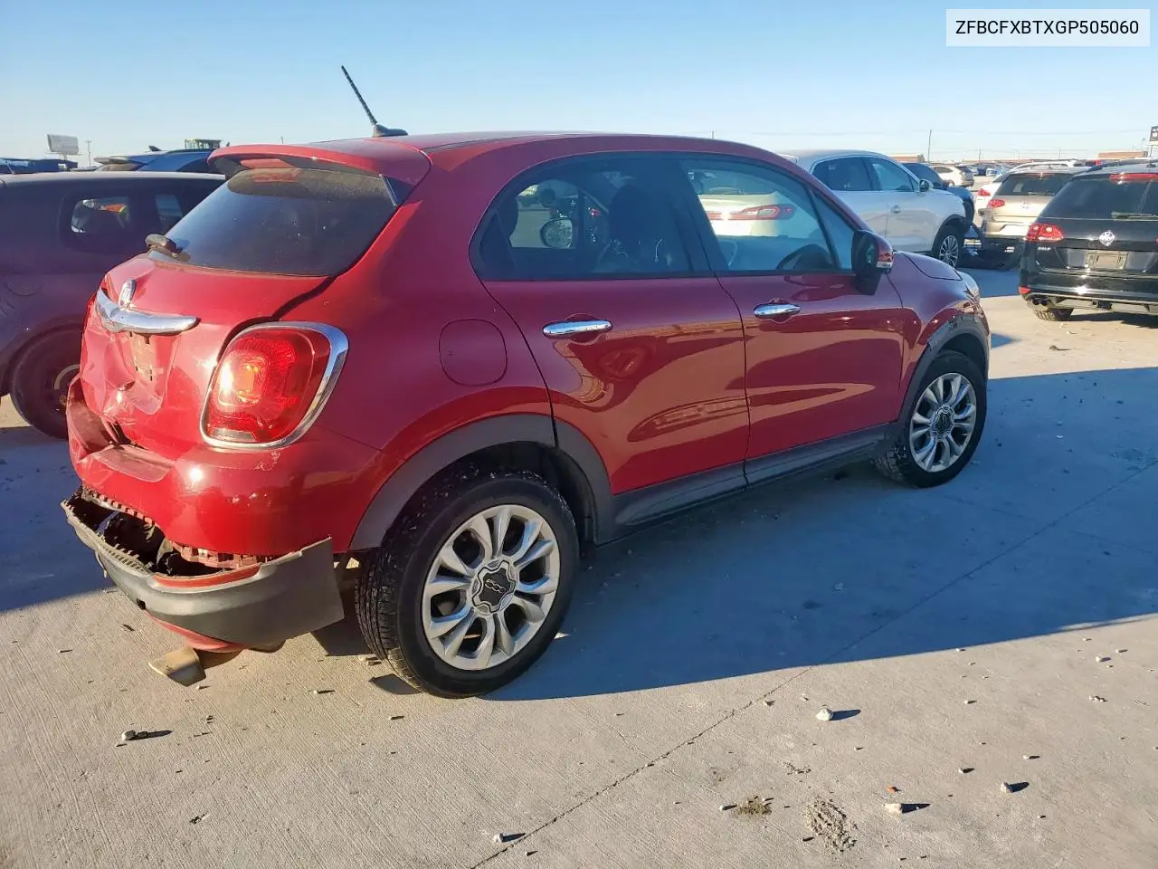 2016 Fiat 500X Easy VIN: ZFBCFXBTXGP505060 Lot: 90667305