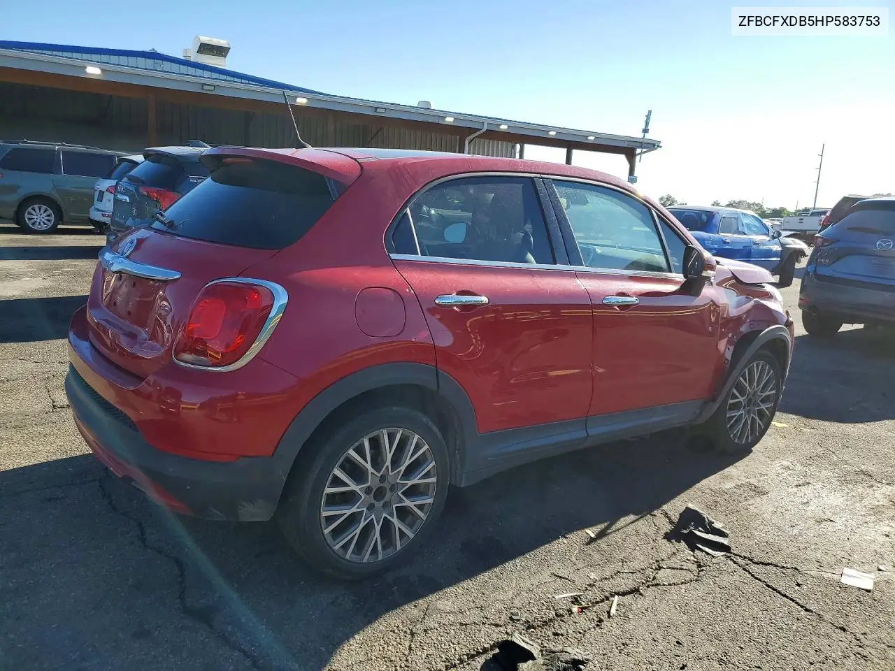 2017 Fiat 500X Lounge VIN: ZFBCFXDB5HP583753 Lot: 60605596
