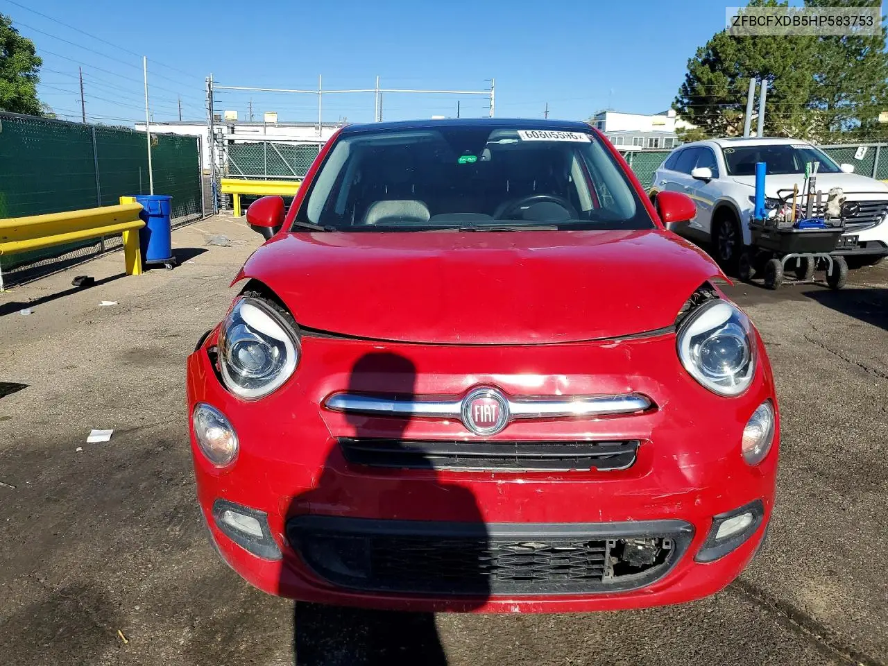 2017 Fiat 500X Lounge VIN: ZFBCFXDB5HP583753 Lot: 60605596