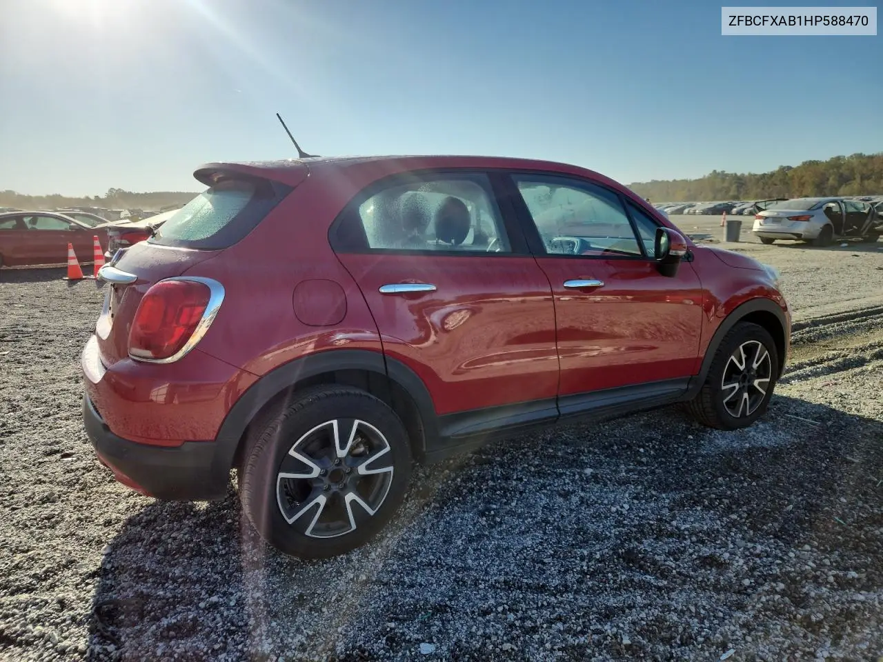2017 Fiat 500X Pop VIN: ZFBCFXAB1HP588470 Lot: 82625635
