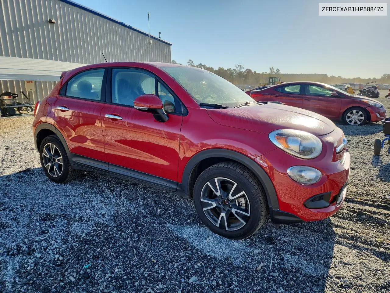 2017 Fiat 500X Pop VIN: ZFBCFXAB1HP588470 Lot: 82625635